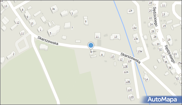 Kościerzyna, Skarszewska, 6, mapa Kościerzyna