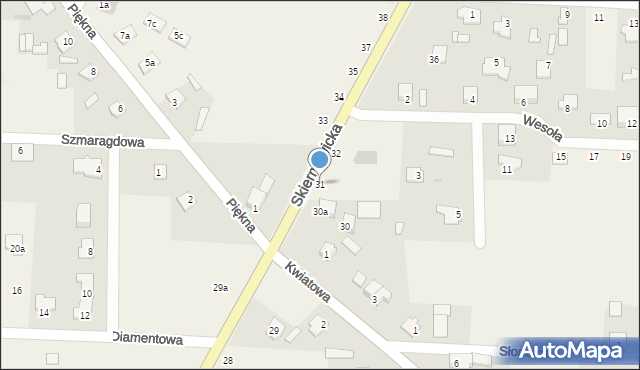 Kozłów Biskupi, Skierniewicka, 31, mapa Kozłów Biskupi