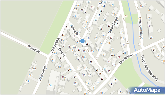 Kraków, Skorupki Ignacego Jana, ks., 14, mapa Krakowa