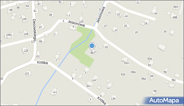 Krosno, Skłodowskiej-Curie Marii, 64, mapa Krosna