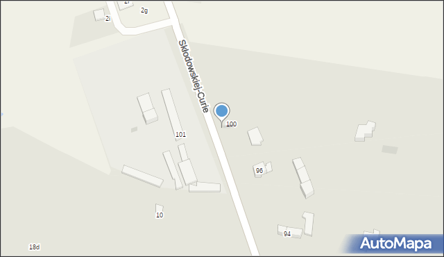 Kutno, Skłodowskiej-Curie Marii, 102, mapa Kutno