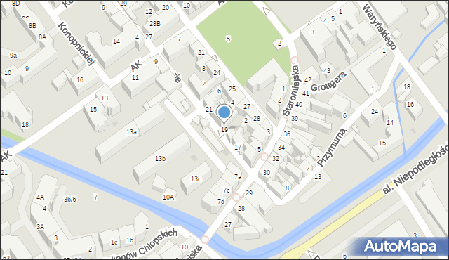 Lębork, Skłodowskiej-Curie Marii, 19, mapa Lębork