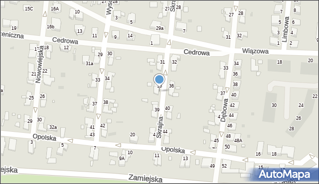 Legnica, Skrajna, 37, mapa Legnicy
