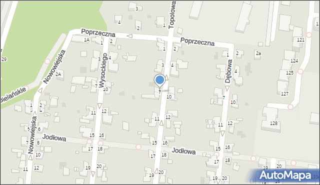 Legnica, Skrajna, 7, mapa Legnicy