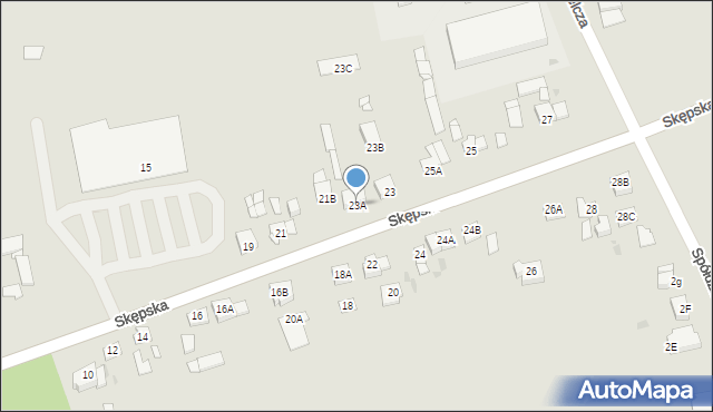 Lipno, Skępska, 23A, mapa Lipno