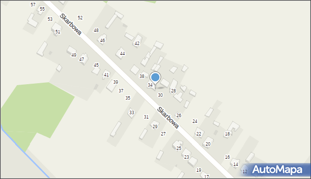 Lipowe Pole Skarbowe, Skarbowa, 32, mapa Lipowe Pole Skarbowe