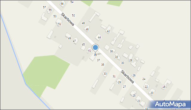 Lipowe Pole Skarbowe, Skarbowa, 39, mapa Lipowe Pole Skarbowe