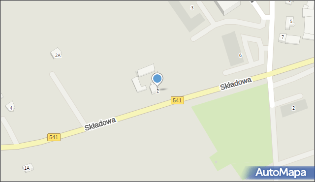 Lubawa, Składowa, 2, mapa Lubawa