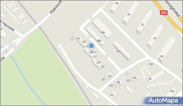 Lubin, Skłodowskiej-Curie Marii, 116, mapa Lubin