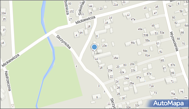 Lublin, Skrzynicka, 12, mapa Lublina