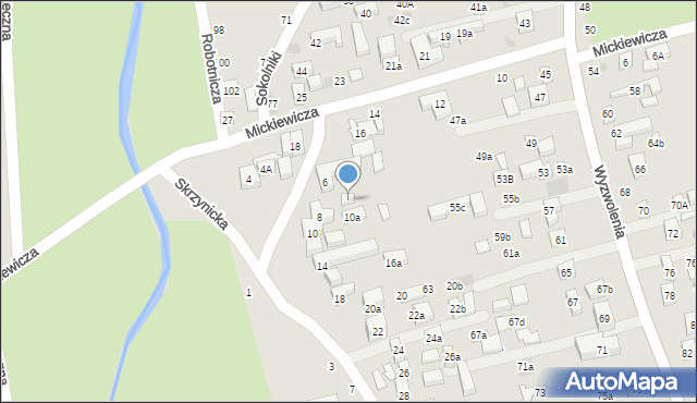 Lublin, Skrzynicka, 8A, mapa Lublina