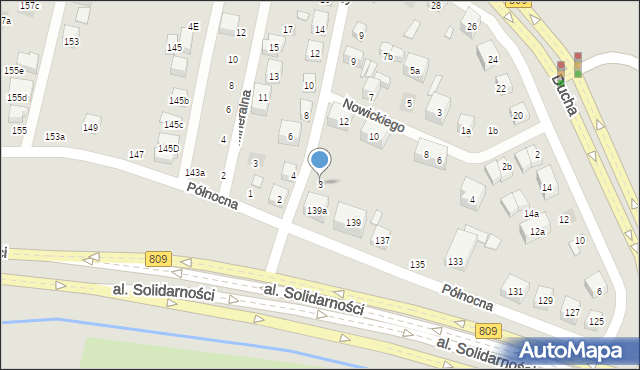 Lublin, Skryta, 3, mapa Lublina