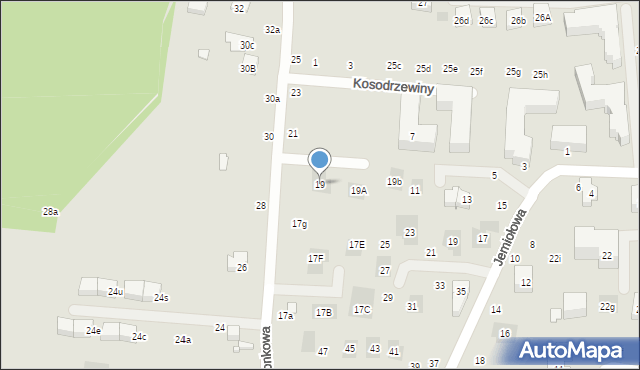 Lublin, Skowronkowa, 19, mapa Lublina