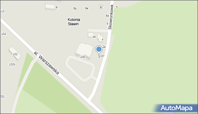 Lublin, Skowronkowa, 2, mapa Lublina