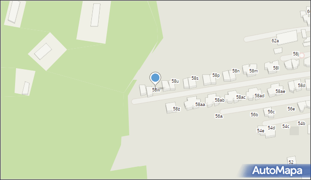 Lublin, Skowronkowa, 58w, mapa Lublina