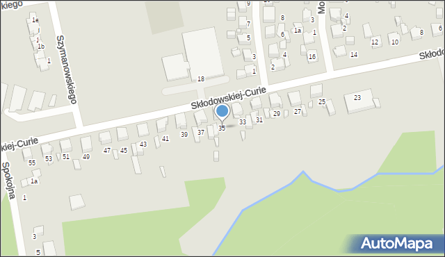 Lubliniec, Skłodowskiej-Curie Marii, 35, mapa Lubliniec