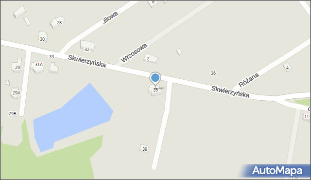 Lubniewice, Skwierzyńska, 35, mapa Lubniewice