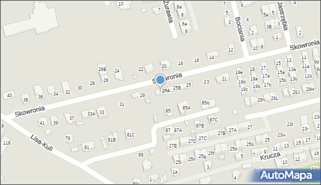 Marki, Skowronia, 27B, mapa Marki
