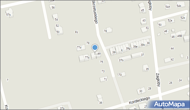 Marki, Skrzetuskiego Jana, 77a, mapa Marki