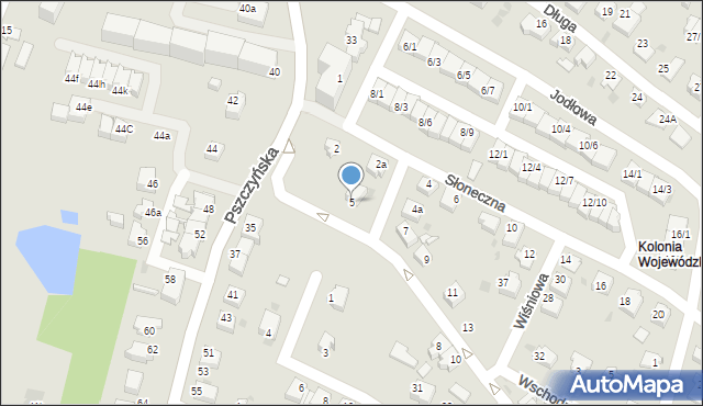 Mikołów, Skłodowskiej-Curie Marii, 5, mapa Mikołów