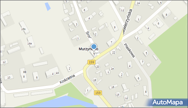 Murzynowo, Skwierzyńska, 5, mapa Murzynowo