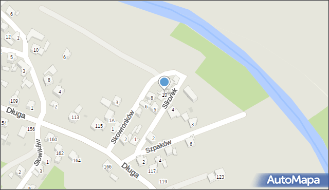 Mysłowice, Skowronków, 10, mapa Mysłowice