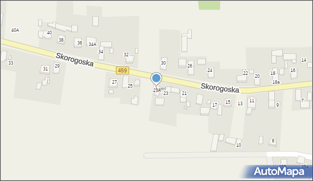 Narok, Skorogoska, 23A, mapa Narok