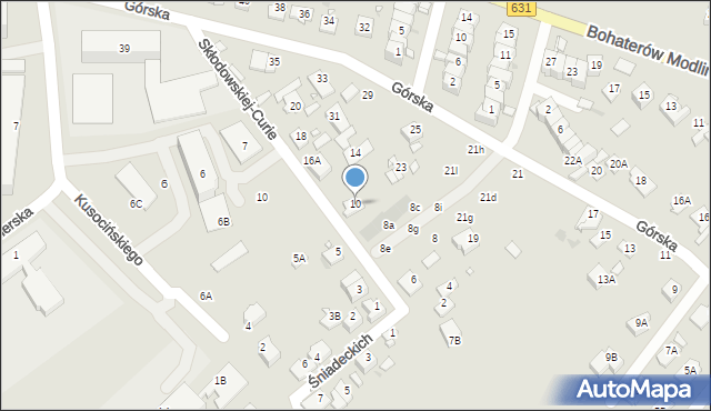 Nowy Dwór Mazowiecki, Skłodowskiej-Curie Marii, 10, mapa Nowy Dwór Mazowiecki