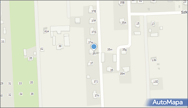 Nowy Krępiec, Skośna, 37i, mapa Nowy Krępiec