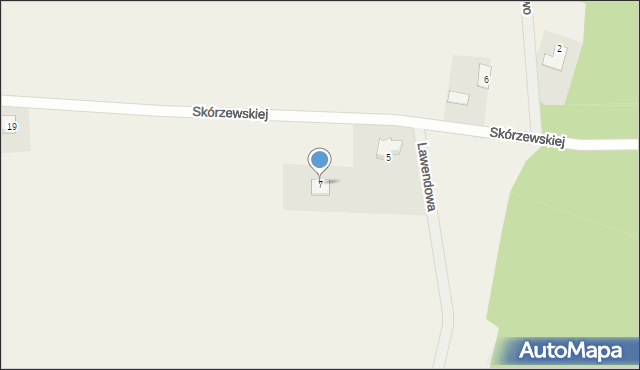 Olimpin, Skórzewskiej Olimpii, 7, mapa Olimpin