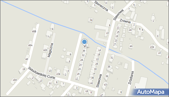 Opole, Skłodowskiej-Curie Marii, 38, mapa Opola