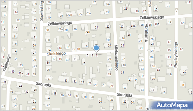 Ostrów Wielkopolski, Skalskiego Stanisława, gen., 1, mapa Ostrów Wielkopolski