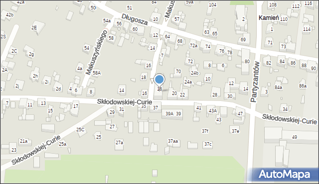 Piekary Śląskie, Skłodowskiej-Curie Marii, 18I, mapa Piekary Śląskie