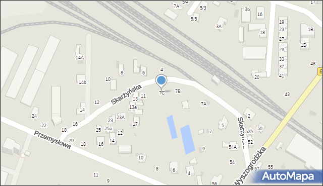 Płońsk, Skarżyńska, 7C, mapa Płońsk