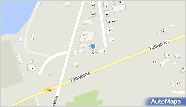 Pobiedziska, Skryta, 8A, mapa Pobiedziska