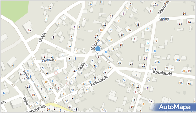 Przemków, Skiby Jana, ks., 6, mapa Przemków