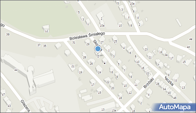 Przemyśl, Skośna, 2, mapa Przemyśla