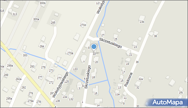 Przemyśl, Skrzetuskiego Jana, 22, mapa Przemyśla