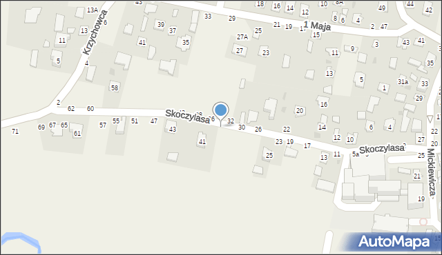 Puchaczów, Skoczylasa Stefana, 37, mapa Puchaczów