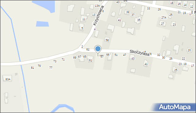 Puchaczów, Skoczylasa Stefana, 59, mapa Puchaczów
