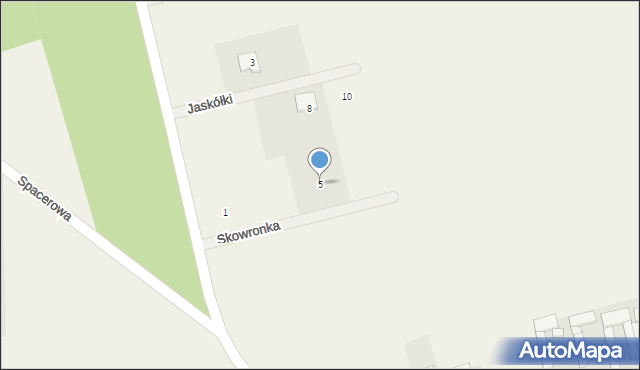 Pustelnik, Skowronka, 5, mapa Pustelnik