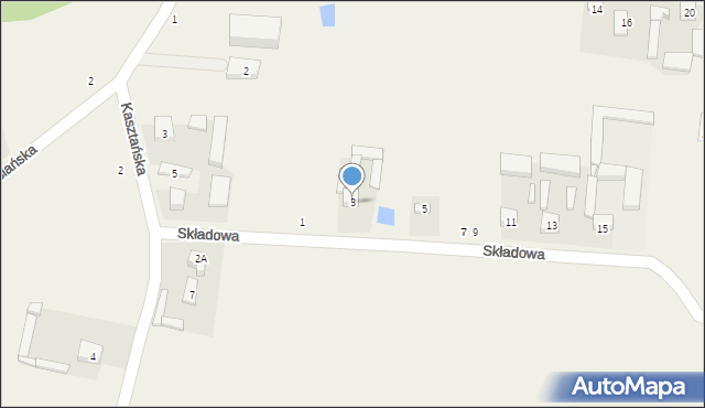 Radoszewice, Składowa, 3, mapa Radoszewice