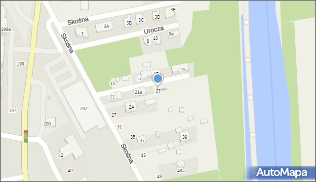 Rembelszczyzna, Skośna, 23, mapa Rembelszczyzna