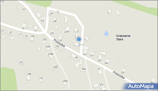 Rybnik, Skowronków, 1, mapa Rybnika