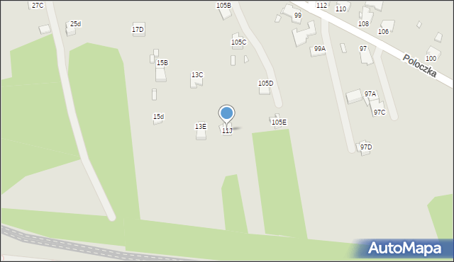 Rybnik, Skowronków, 11J, mapa Rybnika