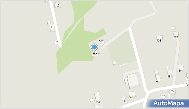 Rybnik, Skargi Piotra, ks., 52C, mapa Rybnika