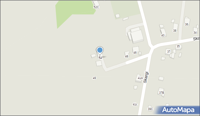 Rybnik, Skargi Piotra, ks., 54, mapa Rybnika