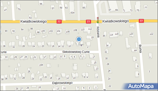 Sandomierz, Skłodowskiej-Curie Marii, 6, mapa Sandomierza