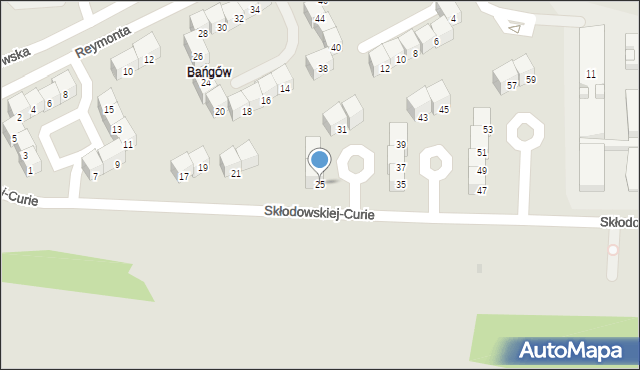 Siemianowice Śląskie, Skłodowskiej-Curie Marii, 25, mapa Siemianowice Śląskie