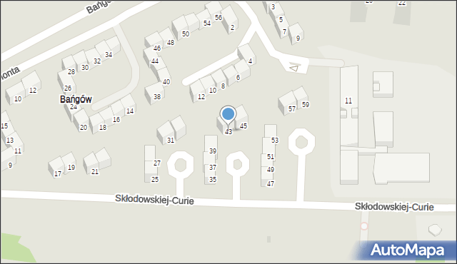 Siemianowice Śląskie, Skłodowskiej-Curie Marii, 43, mapa Siemianowice Śląskie